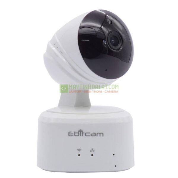 Camera EbitCam E2 2MP IP wifi thu âm 360 độ, Hồng ngoại 10m, F3.6mm, MicroSD, Phát hiện chuyển động