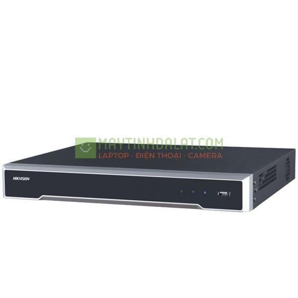 Đầu ghi IP HIKVISION DS-7716NI-K4/16P HD 8MP, 4 Sata, 16 cổng PoE, Audio/Alarm, 2 LAN 1GB, Free DDNS