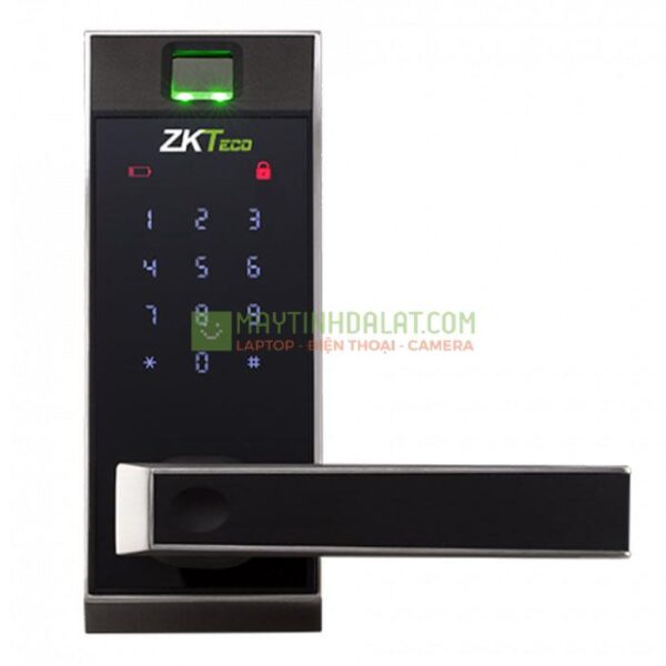 Khóa cửa vân tay thông minh ZKTECO AL20B sử dụng mật khẩu / chìa khóa / Bluetooth, vỏ kim loại, phím số cảm ứng, chốt cửa có thể đảo chiều