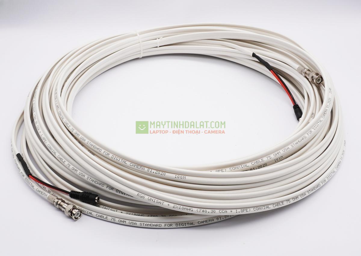 Trọn bộ 4 Camera 2MP DS-2CE16D0T-IR(C) + Đầu ghi hình HIKVISION, có sẵn phụ kiện, cắm điện là chạy