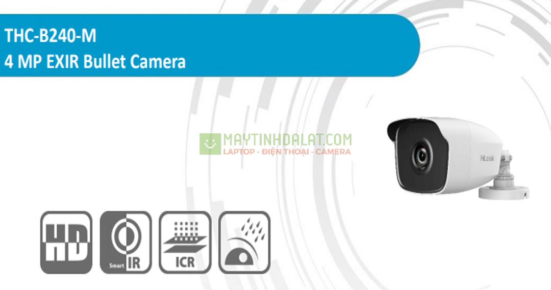 Camera quan sát HDTVI Hilook THC-B240-M(4 MP EXIR Bullet)
