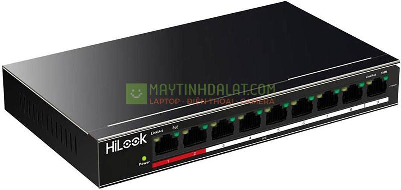 Switch PoE 8 Port HiLook NS-0109P-60(B) 100Mbps, công suất PoE 60W , 1 cổng uplink 100M