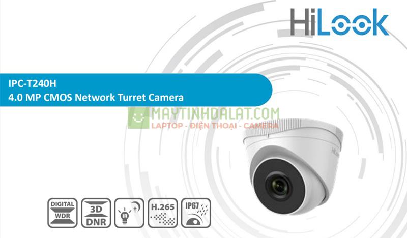 Camera quan sát IP HILOOK IPC-T240H (hồng ngoại 4MP)