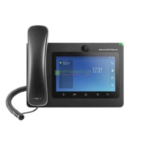 Điện thoại VoIP Wifi Video Grandstream GXV3370 16 tài khoản SIP, màn hình 7 inch, tích hợp camera, hỗ trợ PoE