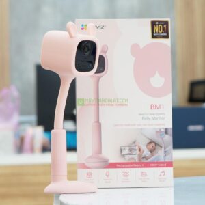 Camera trông trẻ, em bé sử dụng pin sạc, wifi Ezviz BM1 màu hồng 2MP 1080P, phát hiện tiếng khóc, phát hiện chuyển động của bé thông minh