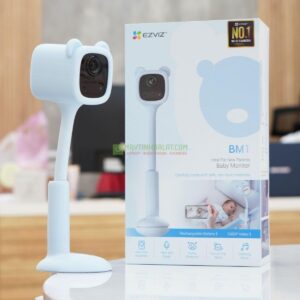 Camera theo dõi em bé thông minh, wifi sử dụng pin sạc Ezviz BM1 màu xanh 2MP 1080P, đàm thoại 2 chiều, phát hiện tiếng khóc
