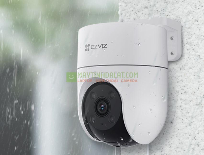 Camera Ezviz H8C 2K 3MP xoay wifi ngoài trời, đèn còi báo động, đàm thoại 2 chiều