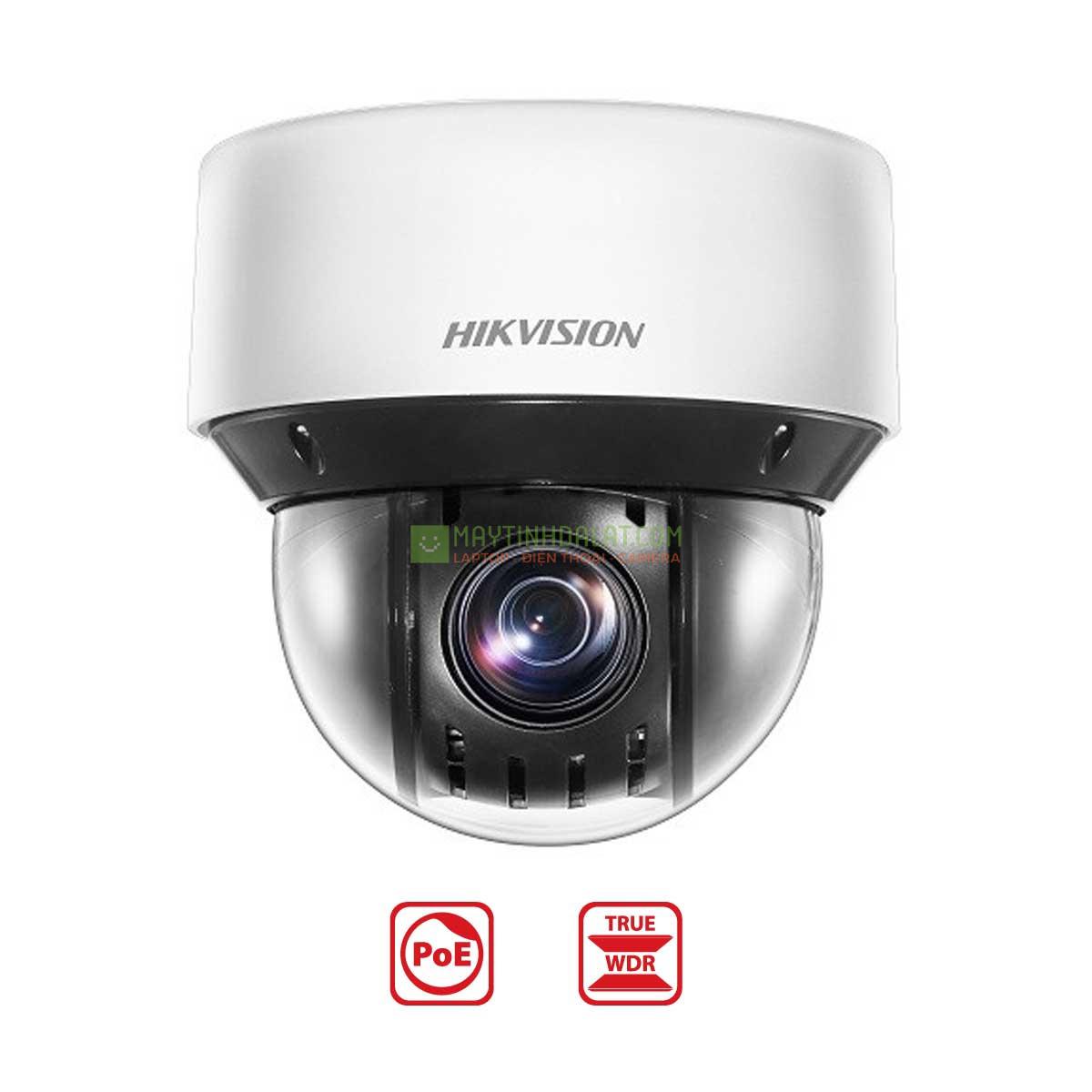 Camera Speed dome IP hồng ngoại Hikvision DS-2DE4A425IW-DE (S6) 4MP,  WDR 120 dB, công nghệ dark fighter