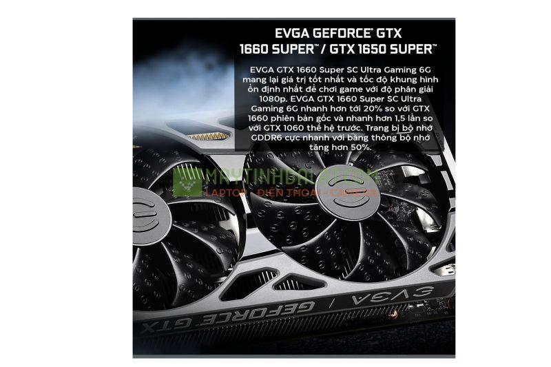 Card màn hình EVGA GTX 1660 Super SC Ultra Gaming 6G