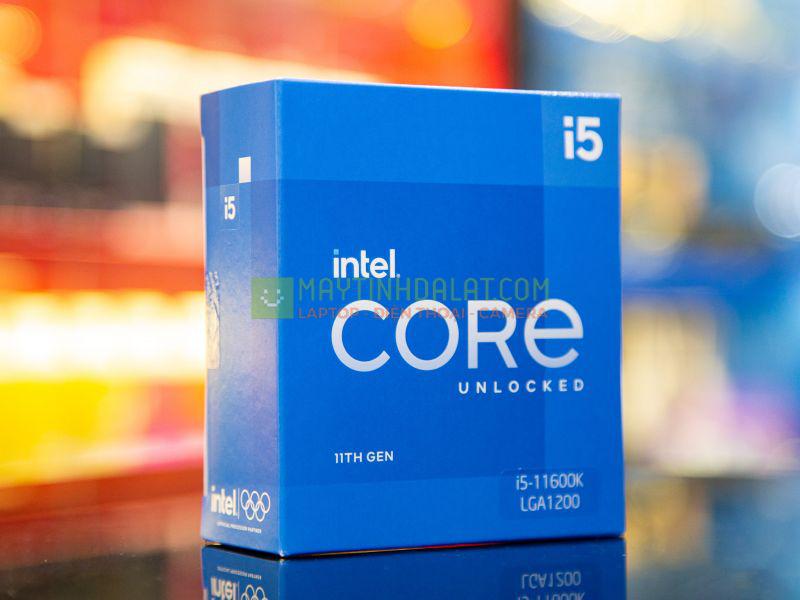 CPU Intel Core i5-11600K (3.9GHz turbo up to 4.9Ghz, 6 nhân 12 luồng, 12MB Cache...