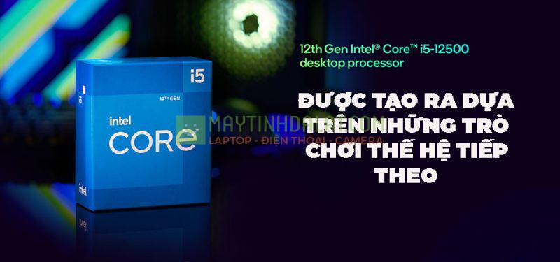 CPU Intel Core i5-12500 (Upto 4.46Ghz, 6 nhân 12 luồng, 18MB Cache, 65W) - Socke...