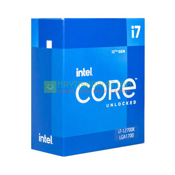 CPU Intel Core i7-12700K (3.8GHz turbo up to 5.0Ghz, 12 nhân 20 luồng, 25MB Cach...