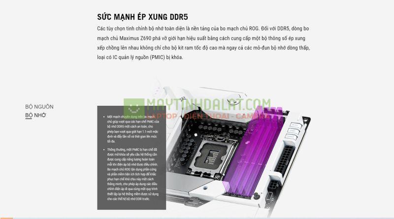 Mainboard ASUS ROG MAXIMUS Z690 FORMULA (Intel Z690, Socket 1700, ATX, 4 khe RAM...