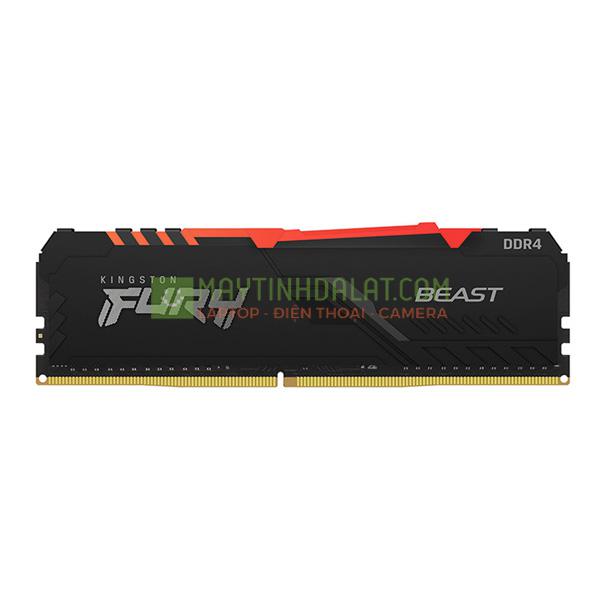 RAM Desktop Kingston Fury Beast RGB 16GB (1x16GB) DDR4 3600MHz