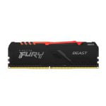 RAM Desktop Kingston Fury Beast RGB 8GB (1x8GB) DDR4 3200MHz